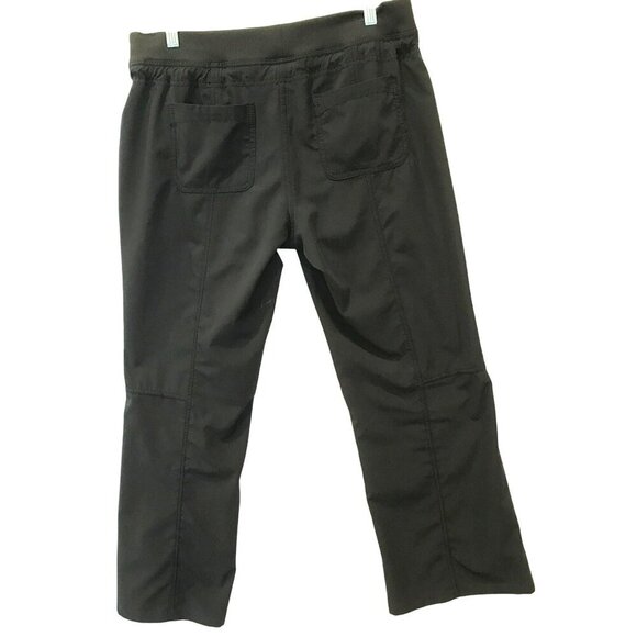 Tek Gear Cropped Sweatpants Charcoal Gray Elastic With Pockets Drawstring Active - Picture 5 of 14